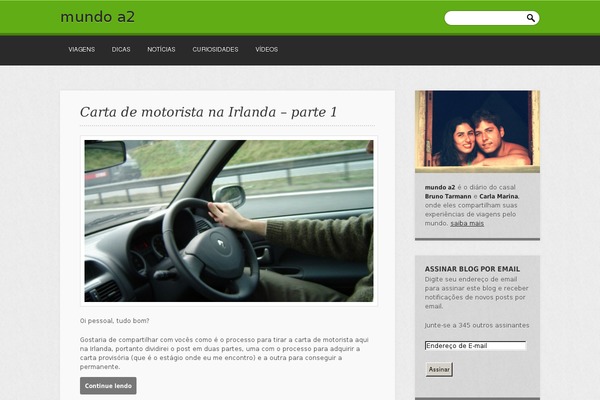 WordPress website example screenshot