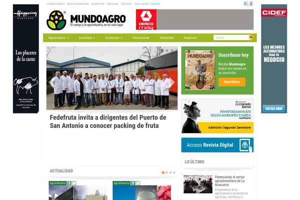 mundoagro.cl site used Mundoagro_theme