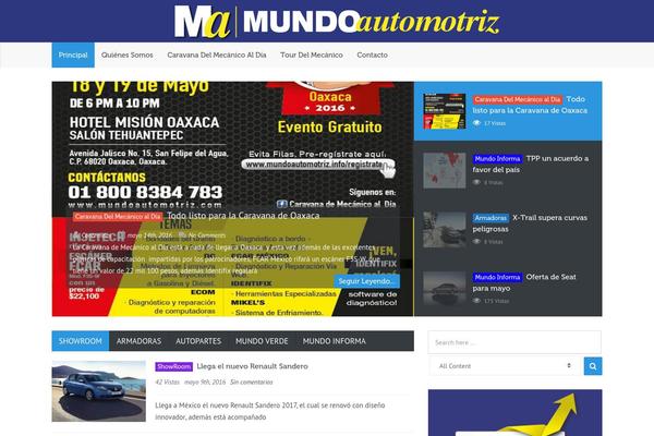mundoautomotriz.com site used Mundo