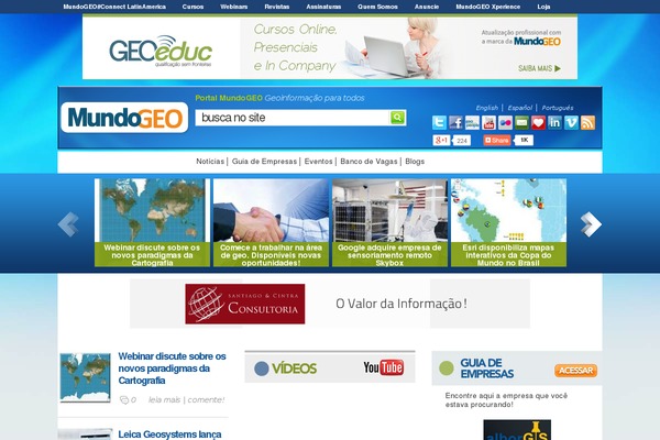 mundogeo.com site used Mundogeo