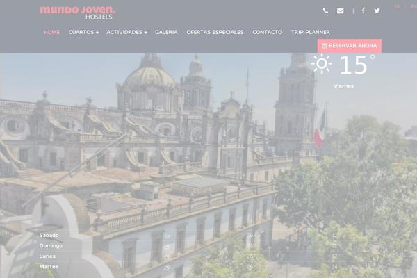 mundojovenhostels.com site used Mundojovenhostes