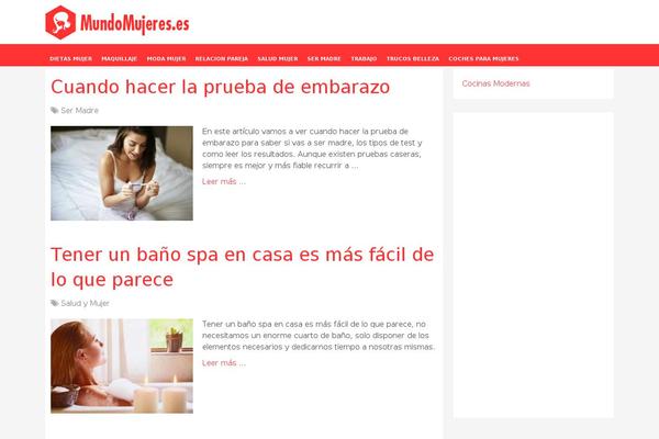mundomujeres.es site used Schema