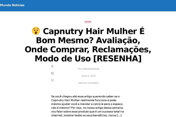 WordPress website example screenshot