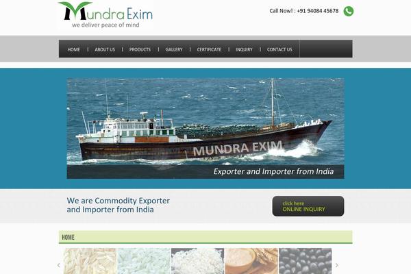 WordPress website example screenshot