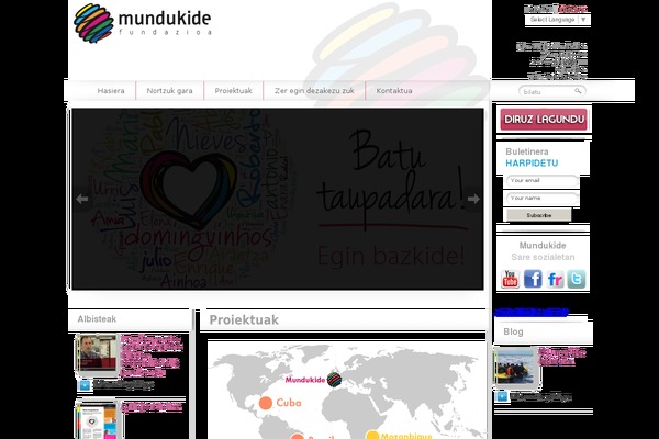 mundukide theme websites examples