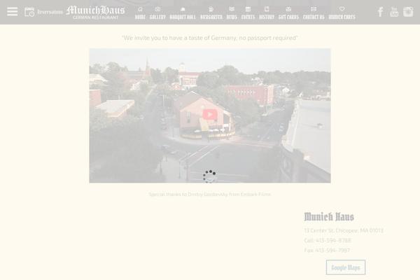 Munich theme site design template sample
