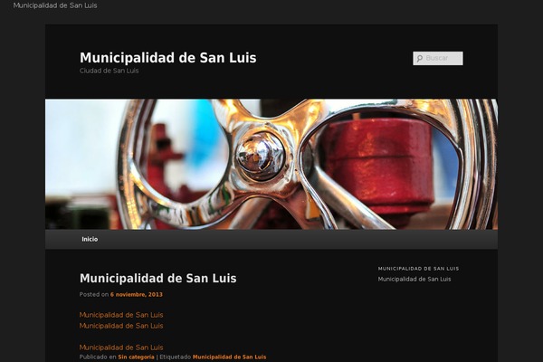 WordPress website example screenshot