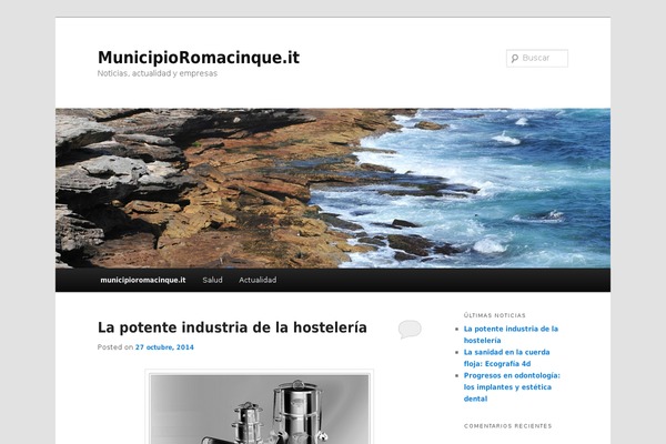 WordPress website example screenshot