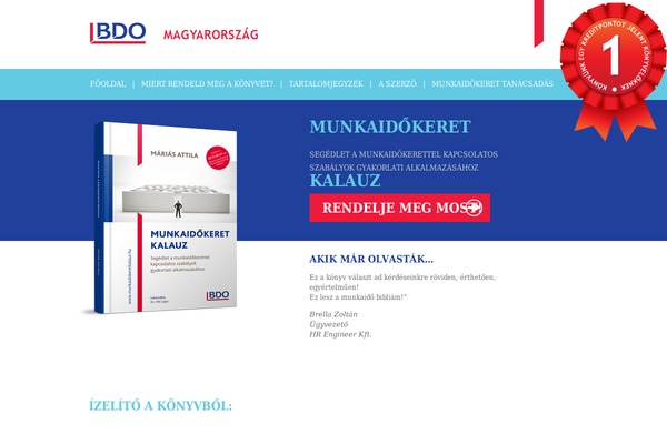 munkaidokeretkalauz.hu site used Munkaidokeret