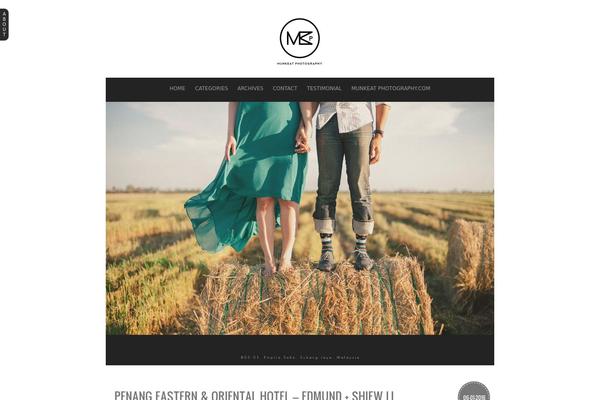 WordPress website example screenshot