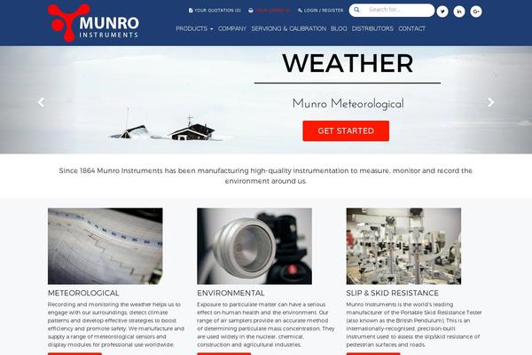 munroinstruments.com site used Munro