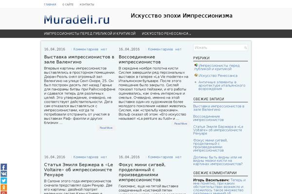 muradeli.ru site used Magnova