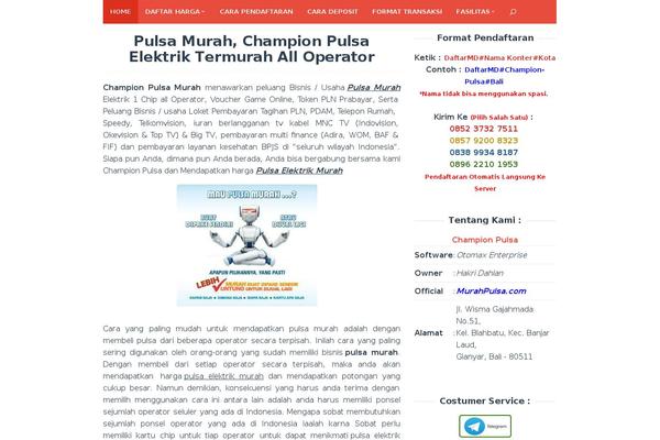 murahpulsa.com site used Superfast-child