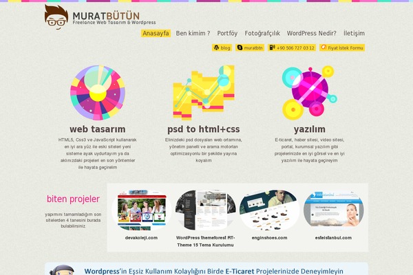 muratbutun.com site used Muratbutun
