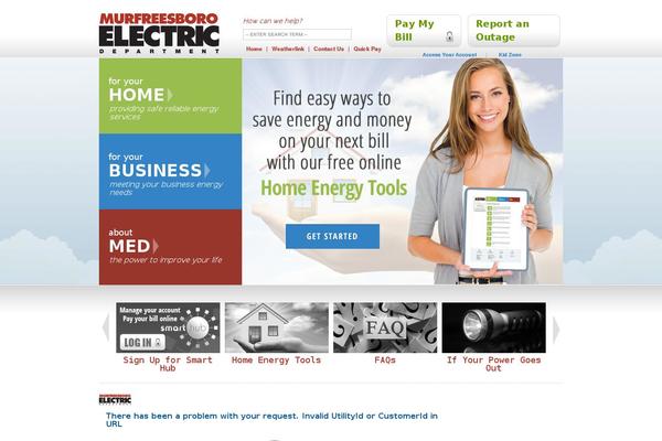 Electric theme site design template sample