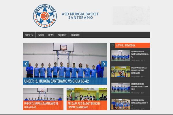 murgiabasket.com site used Murgiabasket-theme