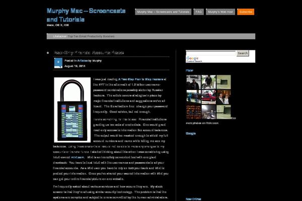 murphymac.com site used Clockworksimple