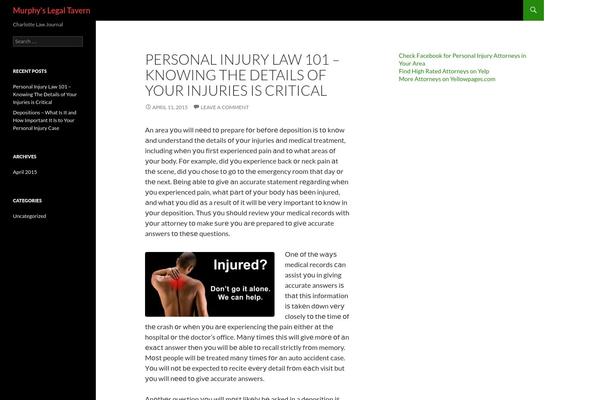 Twenty Fourteen theme site design template sample