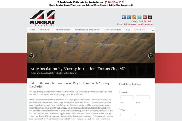 murrayinsulation.com site used Murray-insulation