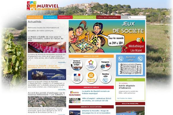 murviel.fr site used Theme_murviel