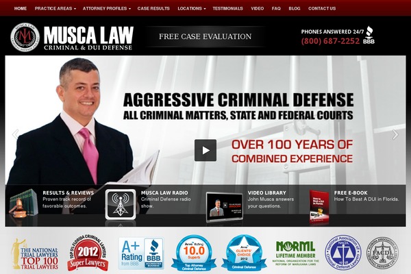 muscalaw.com site used Muscalaw