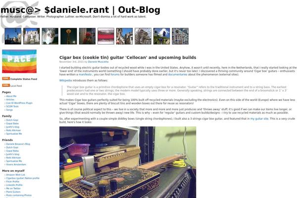 Site using Audio Player plugin