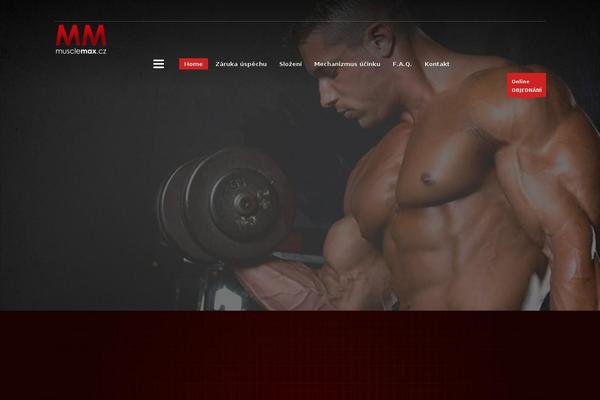musclemax.cz site used Kallyas