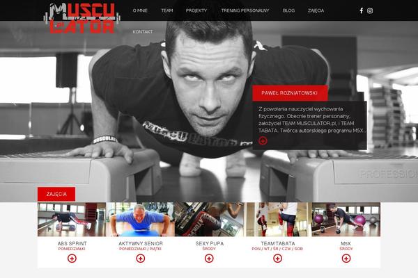 musculator.pl site used Fitcoach-child