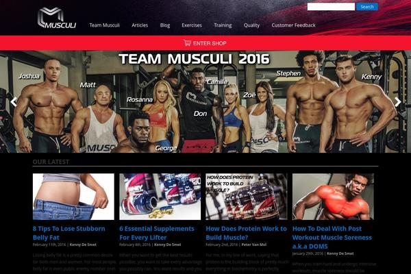 musculi.com site used Musculi