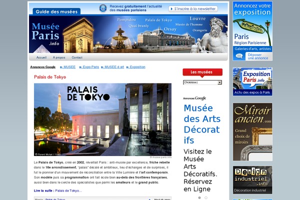 musee-paris.info site used Pool