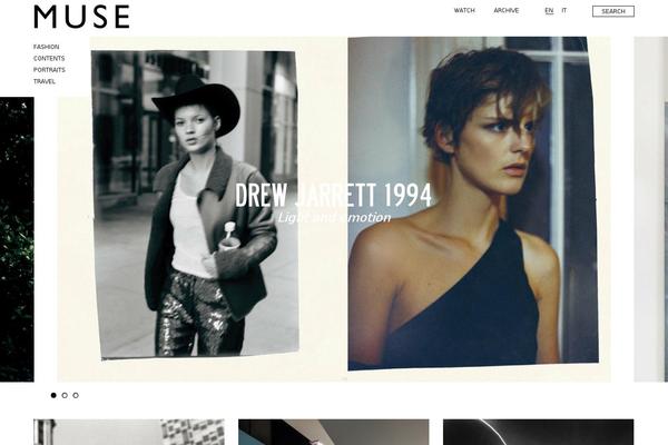 musemagazine.it site used Muse-theme