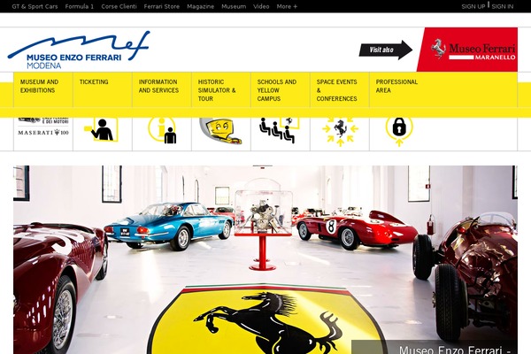 Site using Ferrari-geticket plugin
