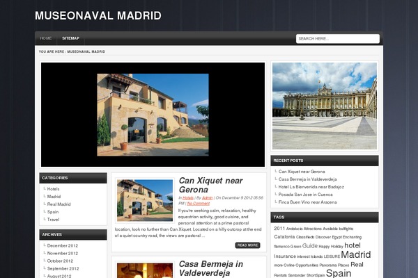 WordPress website example screenshot