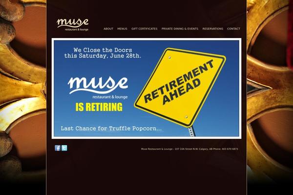 Muse theme site design template sample