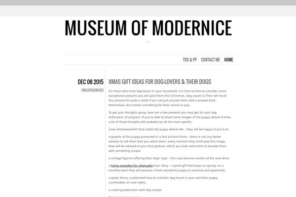 museumofmodernice.com site used Chunk