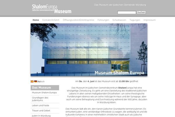 museumshalomeuropa.de site used Shalom