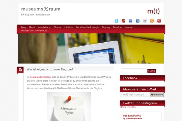 museumstraum.de site used Blogolife-pro1