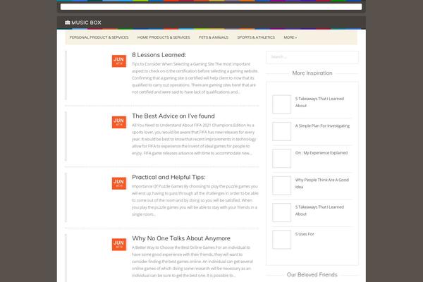Laziale theme site design template sample