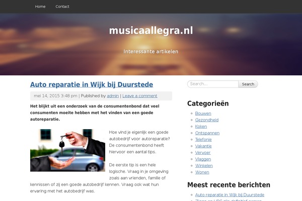 musicaallegra.nl site used Weavr