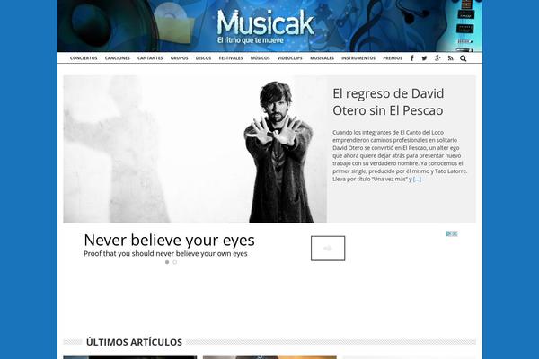 musicak.com site used Musicak