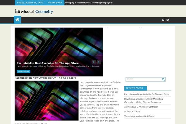 musicalgeometry.com site used Byline