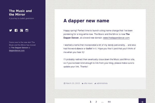 Twenty Fifteen theme site design template sample
