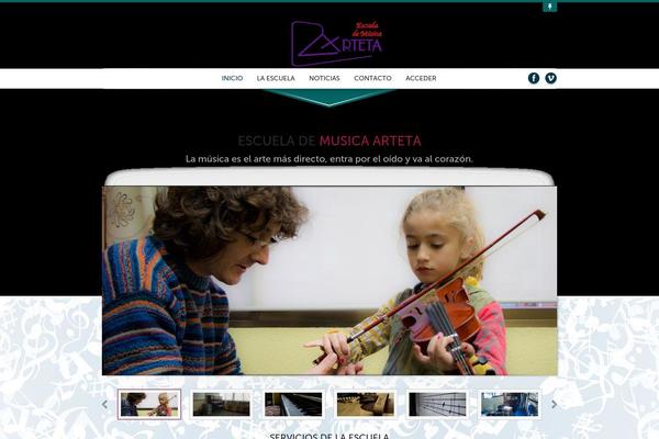 musicarteta.com site used Casework