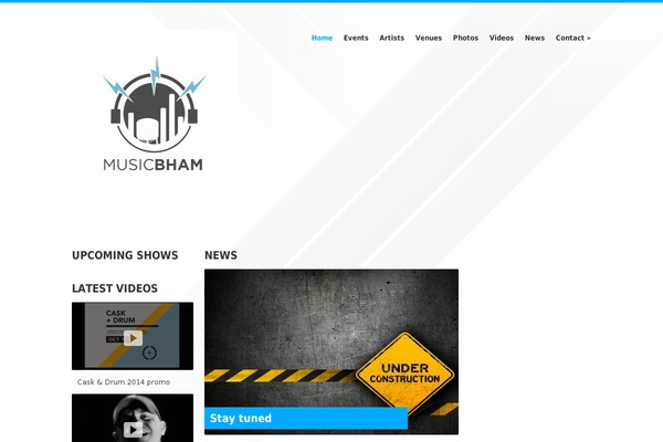 musicbham.com site used Wp_muzak5-new