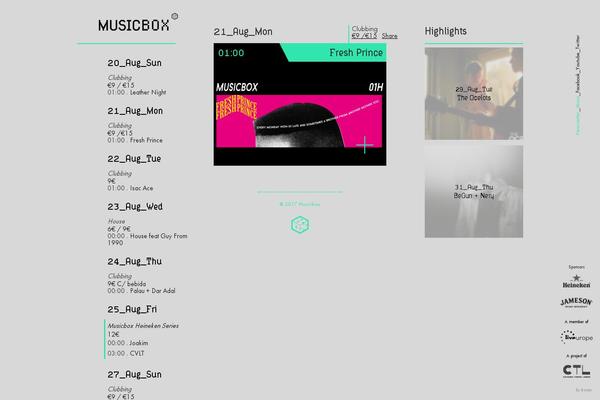 musicboxlisboa.com site used Musicbox16