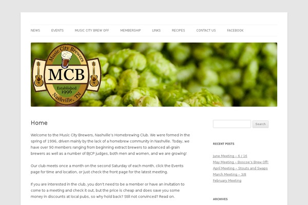 musiccitybrewers.com site used Minimalist Builder