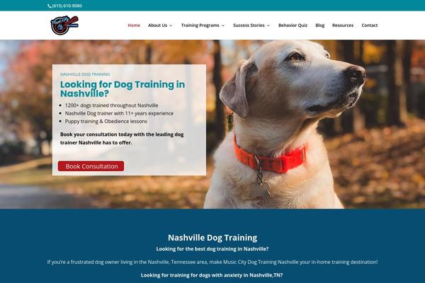 WordPress website example screenshot