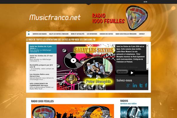 Soundboard theme site design template sample