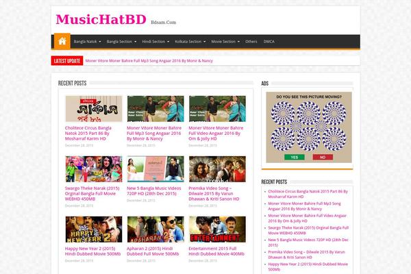 WordPress website example screenshot