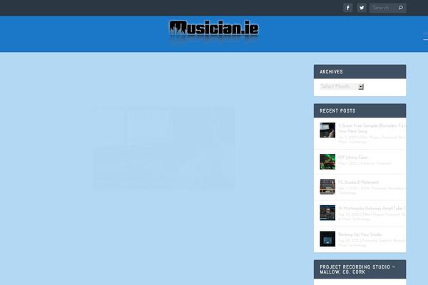 musician.ie site used Musician